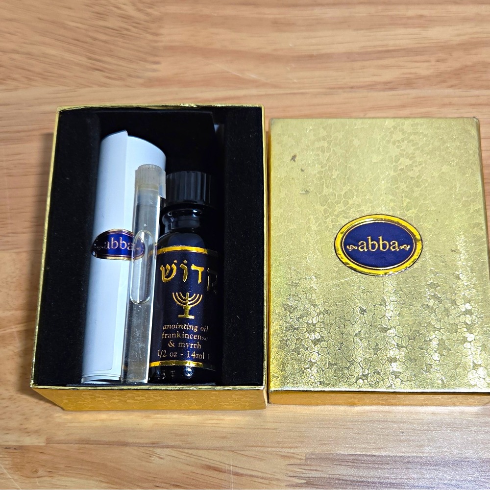 Abba Anointing Oil, Frankincense & Myrrh Scent, 1/2 oz (14ml)